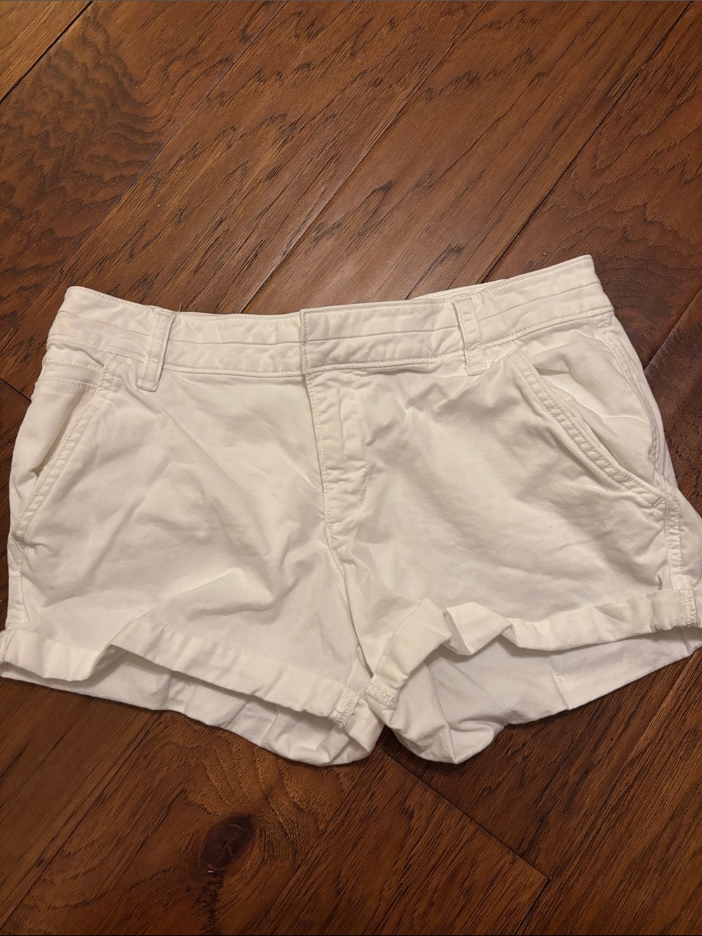 Women’s White Casual Shorts